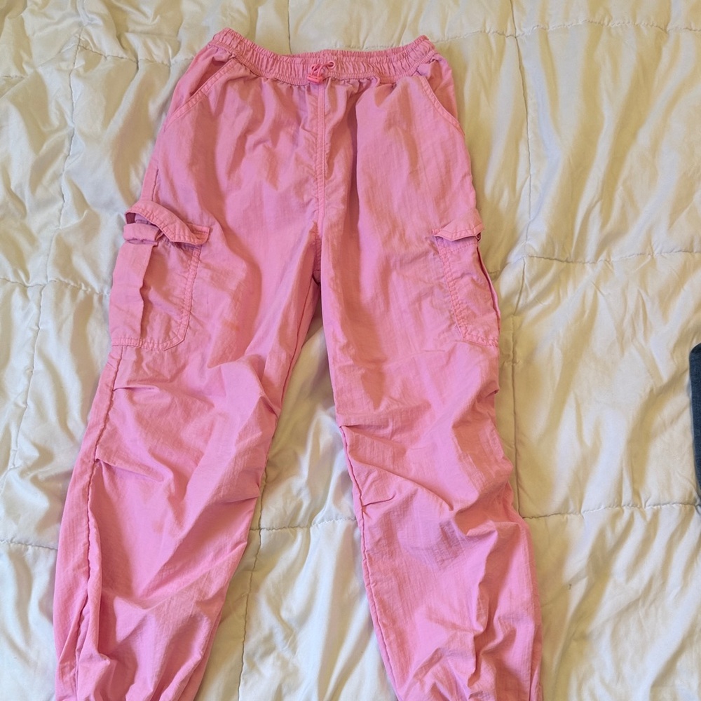 art class Rose Pink Elastic Waist Cargo Joggers